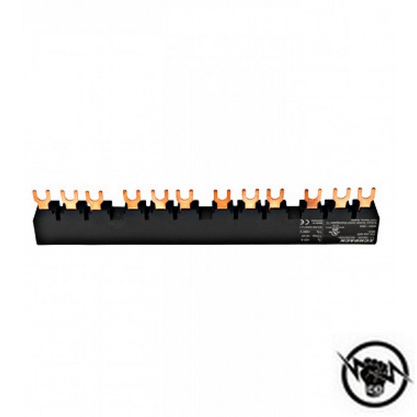 Гребен 3P за 4 моторни защити BE5, 45mm, виличен, UL cert.